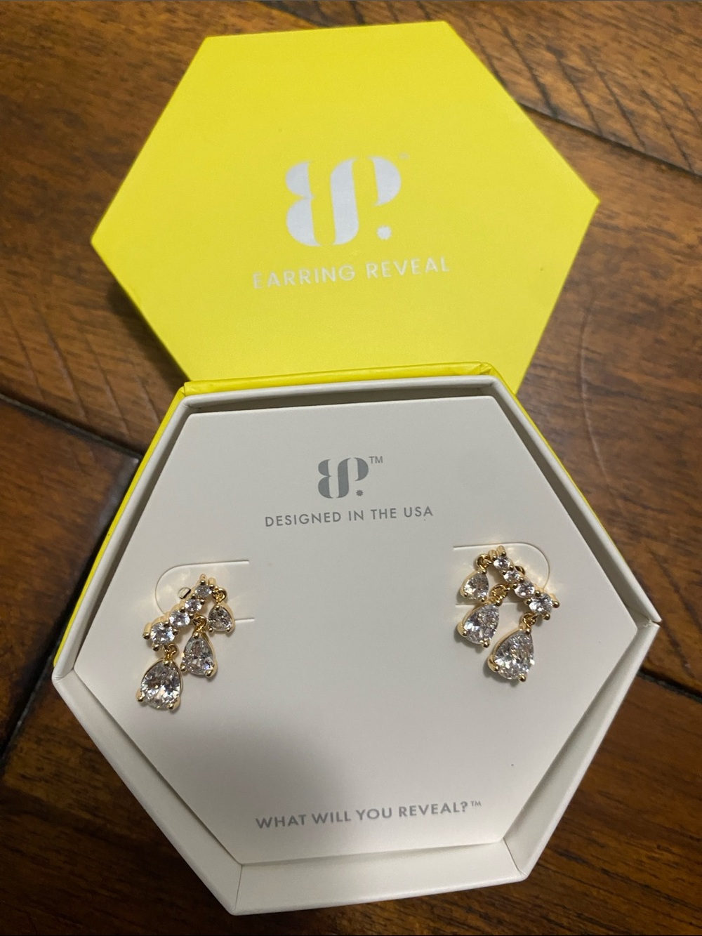 Bomb Party OG Originals Earrings - Diamond Cubic Zirconia- Gold Plating